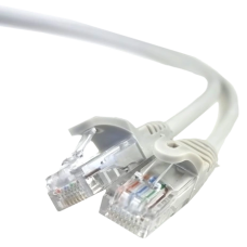 Патч-корд сірий 0.25м UTP CAT5e