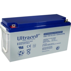 Свинцево-кислотна акумуляторна батарея Ultracell UCG150-12 150А•г 12В гелева