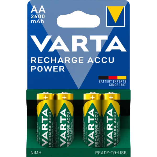 Акумулятор AA VARTA PROF ACCU 2600mAh BLI 4 NI-MH