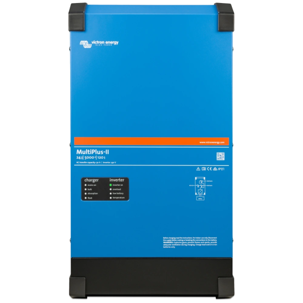 Інвертор VictronEnergy MultiPlus-II 24/5000/120-50 однофазний чиста синусоїда