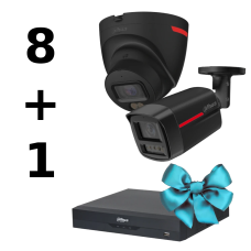 Комплект Dahua WIZCOLOR KIT 8+1（black）