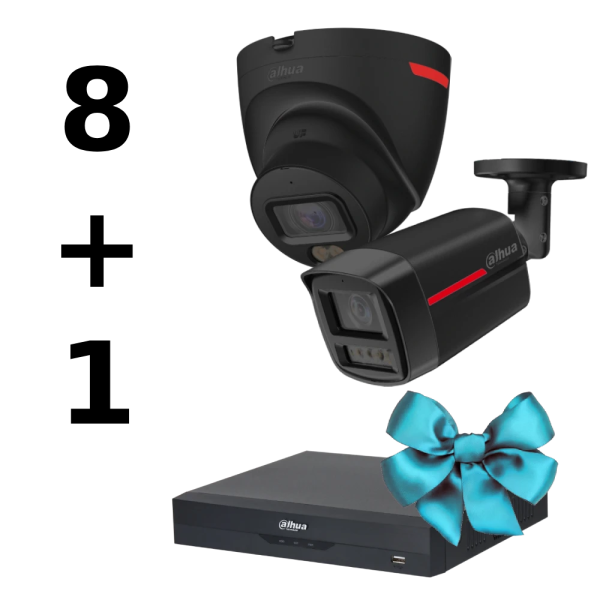 Комплект Dahua WIZCOLOR KIT 8+1（black）
