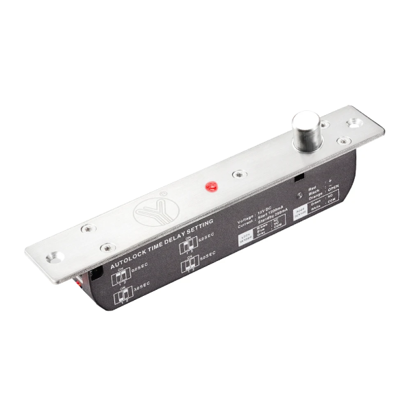 Замок ригельний Yli Electronic YB-700B(LED) врізний для системи контролю доступу