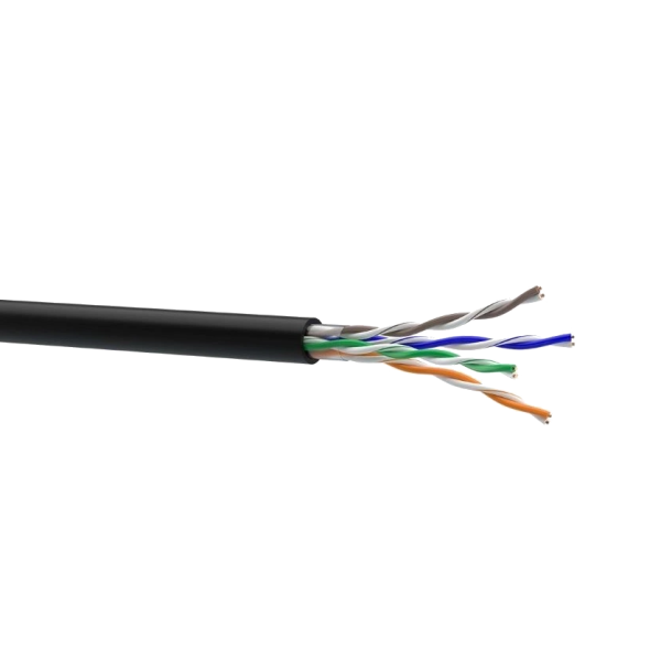 мідь зовнішній ЗЗКМ Кабель Cat. 5e U/UTP 4x2x24 AWG PE (К)(70910031) бухта 500м.